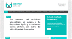 Desktop Screenshot of codamedy.ssy.gob.mx